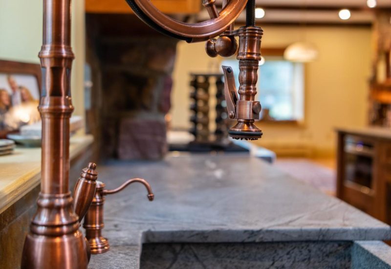 Doylestown rustic kitchen remodel: marrying design styles