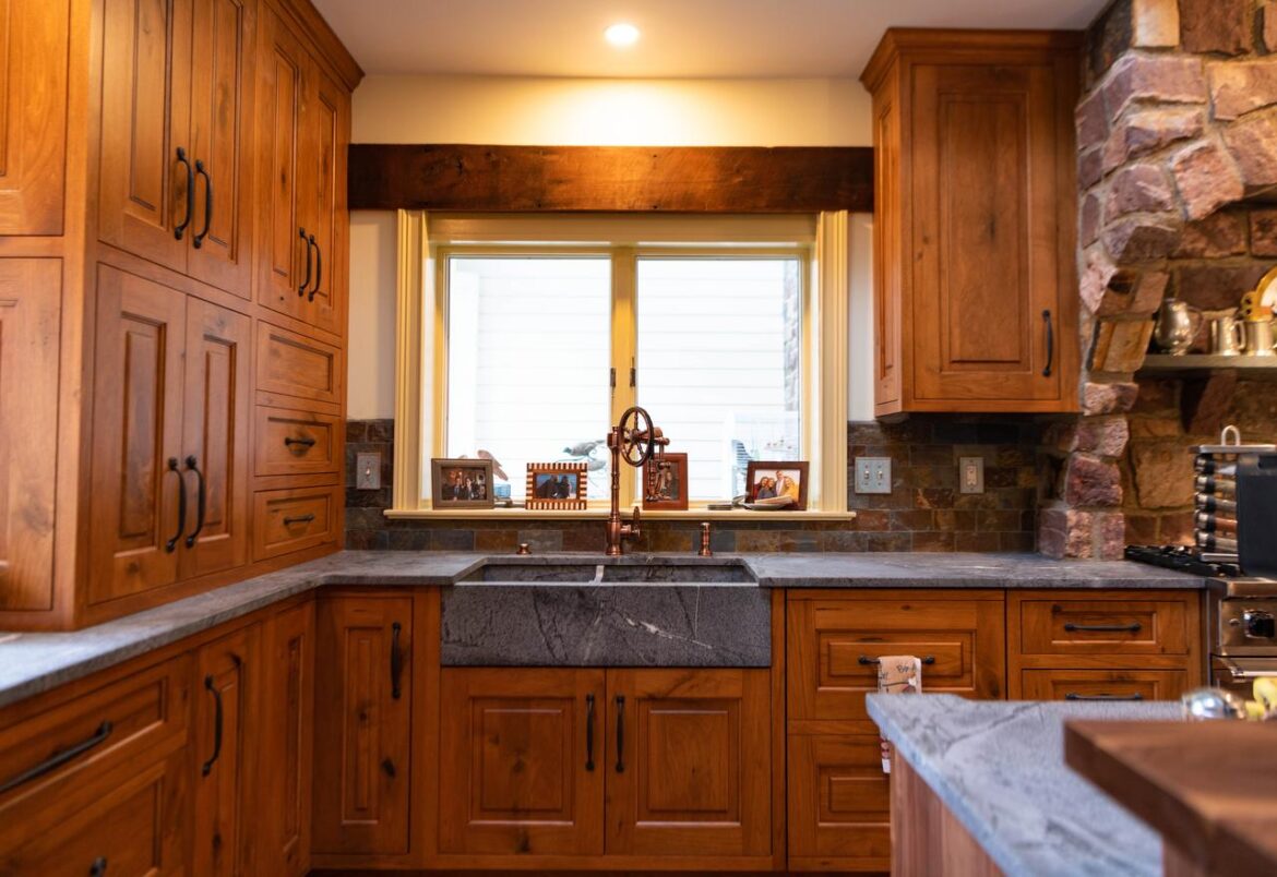 Doylestown rustic kitchen remodel