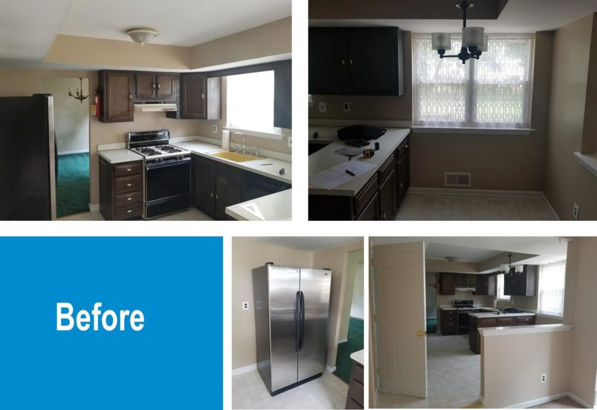 Warminster kitchen before remodeling