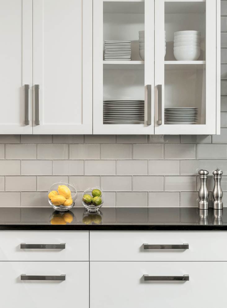 kitchen cabinets stock