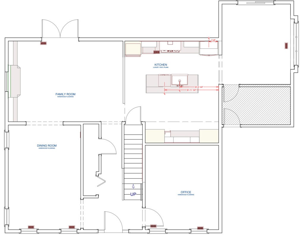 Chalfont Kitchen Remodel - BEFORE - LBK Design Build