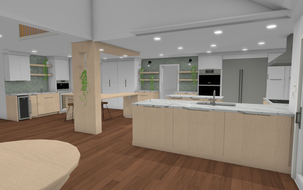 LBK Design Build - New Hope First Floor Remodel - Concept