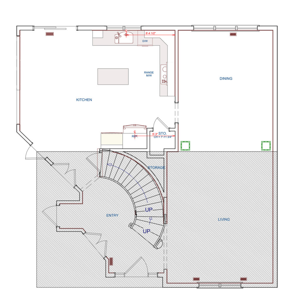 Furlong Kitchen Remodel (As-Built) - LBK Design Build
