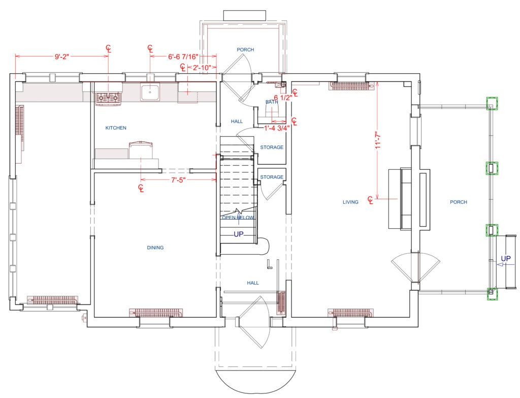 LBK - Home Remodel - Lawrence Township NJ - 1st Floor - As Built