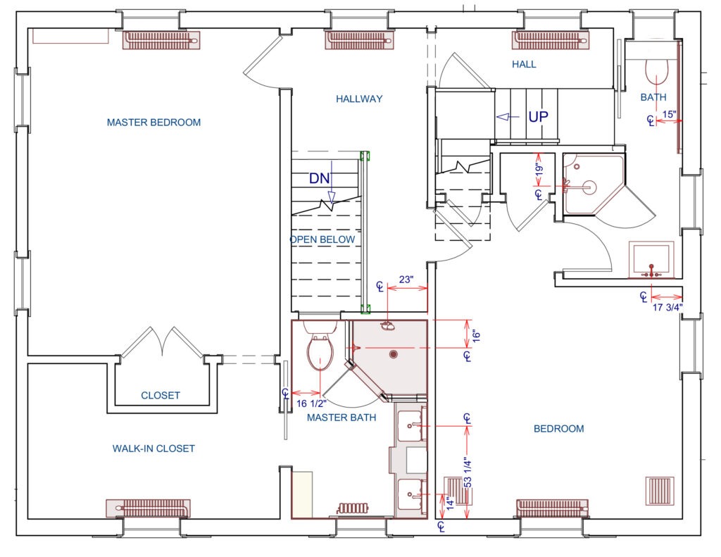 LBK - Home Remodel - Lawrence Township NJ - 2nd Floor - Proposed