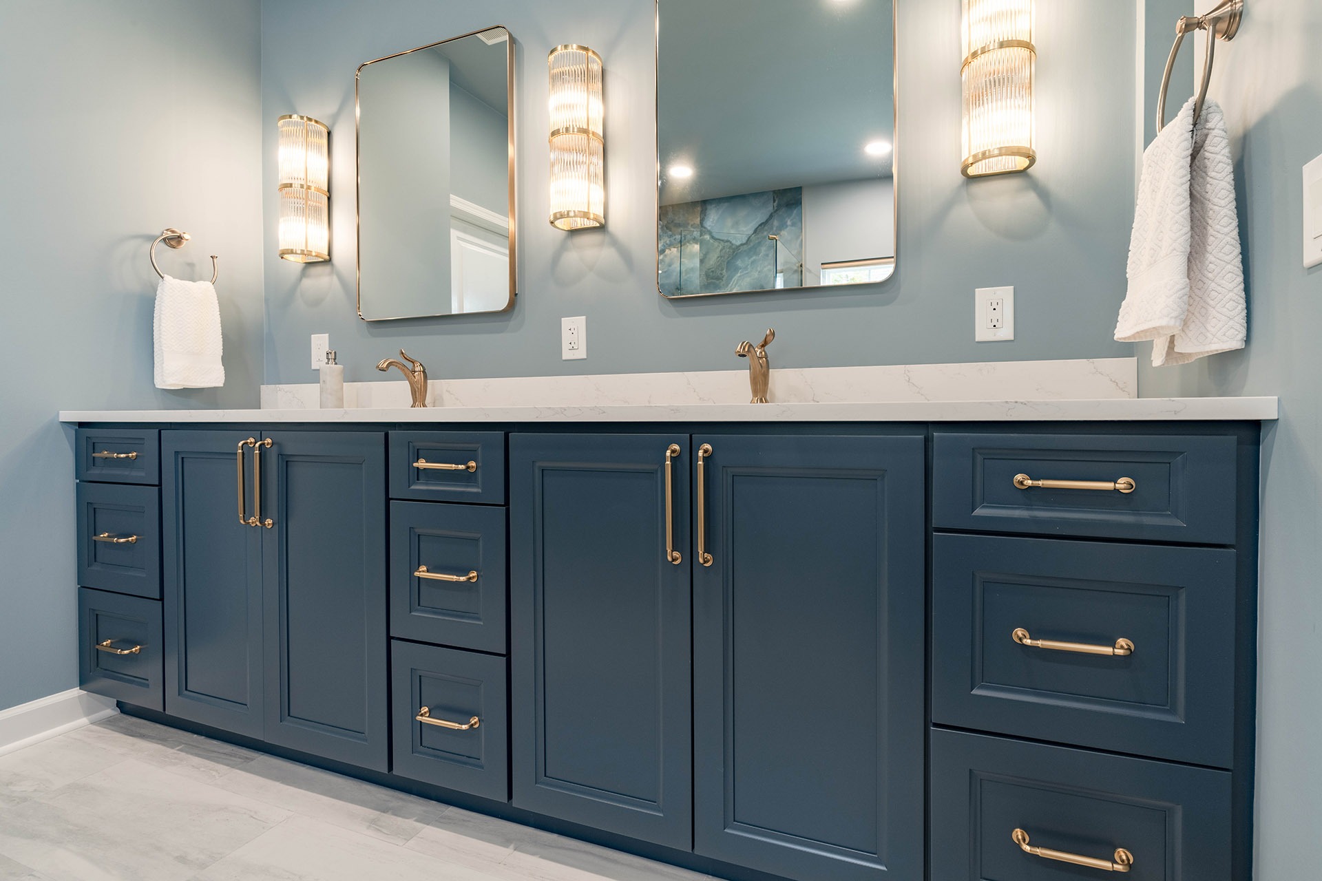 LBK Design Build - Eagleville Master Bath Remodel