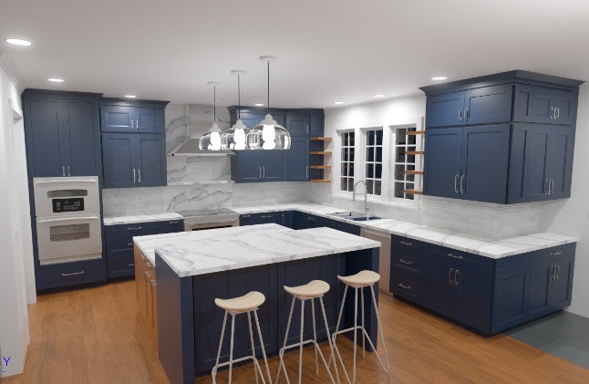 LBK Design Build - Doylestown Kitchen and Mudroom - Concept