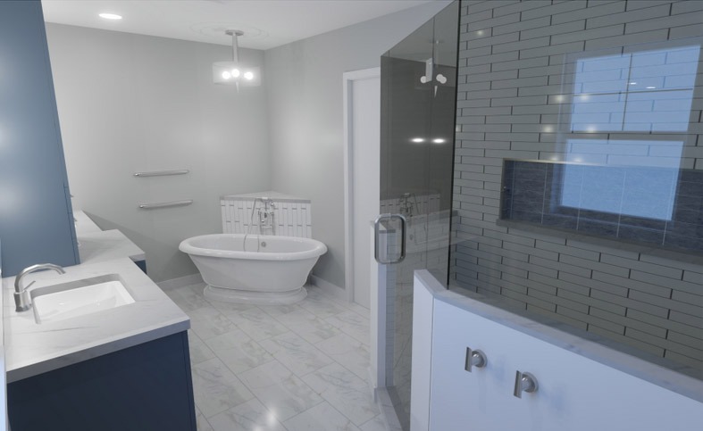 Warrington Addition with Master Bath and Closet Renovation - Concept